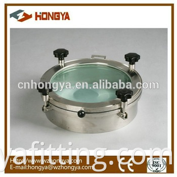 Stainless Steel Round Glass Manhole Cover